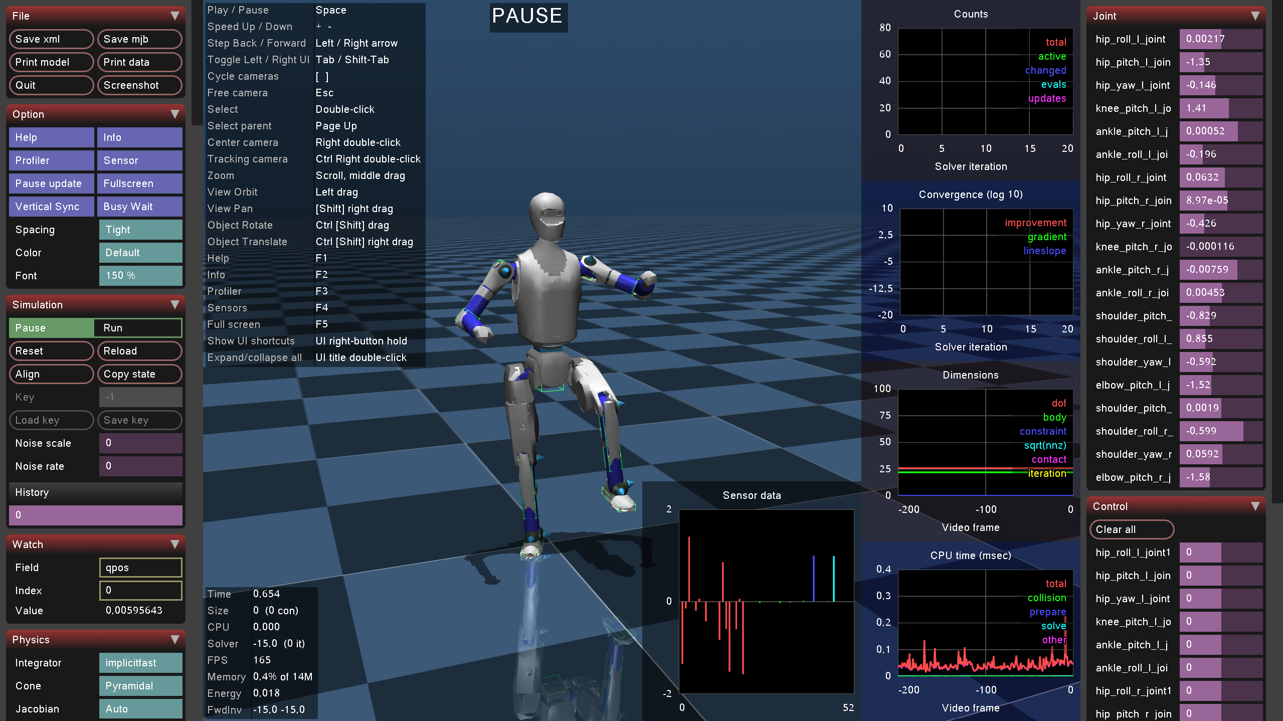 Training Dashboard