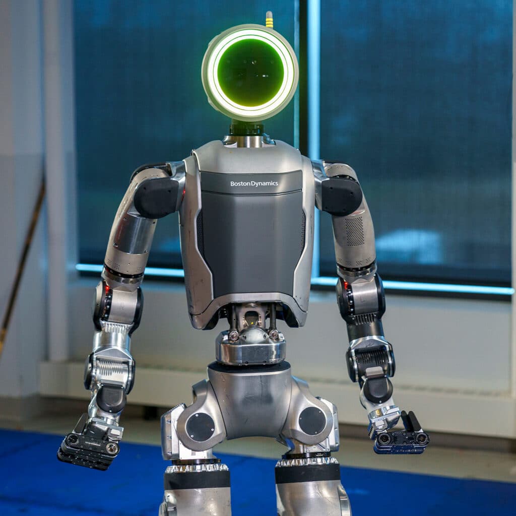 Boston Dynamics electric Atlas research robot, 2024